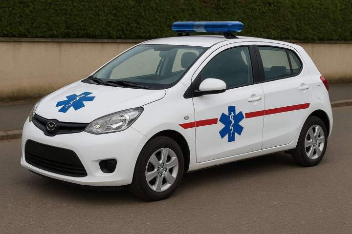 Véhicule sanitaire léger transport malades assis Haute-Loire